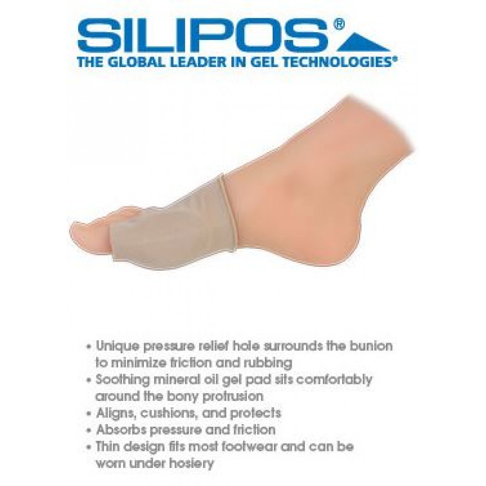 Silipos 92782 Deluxe Gel Bunion Sleeve One Size each Bunion Care